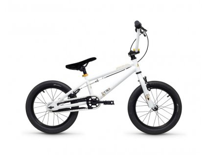 S’COOL XtriX mini 16 Dětské BMX kolo bílé / zlaté (od 107 cm)