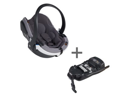 BeSafe autosedačka 40-75 cm + ISOfix báze BeSafe set iZi Go Modular i-Size X1 2023 metallic mélange