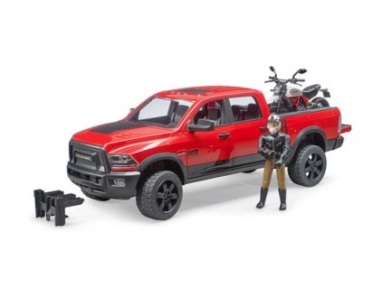 Bruder RAM motocykl Scrambler ducati desert sled s figurkou