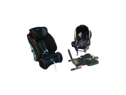 klippan triofix maxi black orange se zakladnou a dinofixem