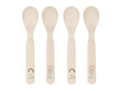 Lässig BABIES lžičky Spoon Set PP/Cellulose Garden Explorer