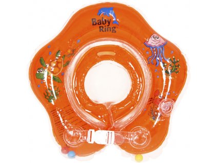 Baby Ring nafukovací kruh Baby Ring 0-24 měs. oranžová