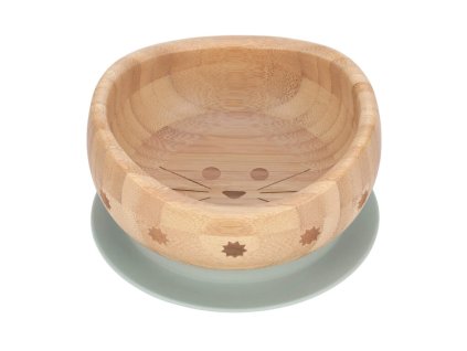 Lässig BABIES mistička bambus Bowl Bamboo Wood 2023 Little Chums cat