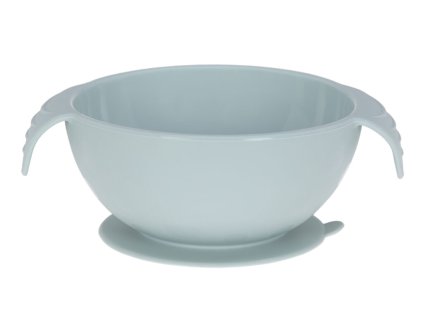LÄSSIG BABIES dětská mistička LÄSSIG Bowl Silicone 2023 blue with suction pad