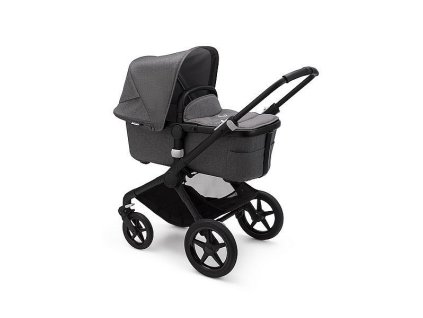 Kompletní kočárek Bugaboo Fox2 BLACK GREY MELANGE GREY MELANGE