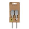 LÄSSIG BABIES lžičky LÄSSIG Spoon Set Geo 2023 grey-blue