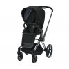 Kočárek CYBEX Set Priam Chrome Black Seat Pack 2021 včetně Cloud Z i Size, deep black 2