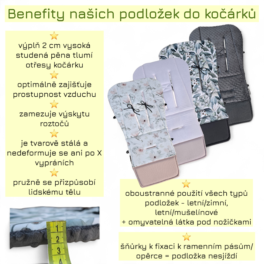 Podložky do kočárků