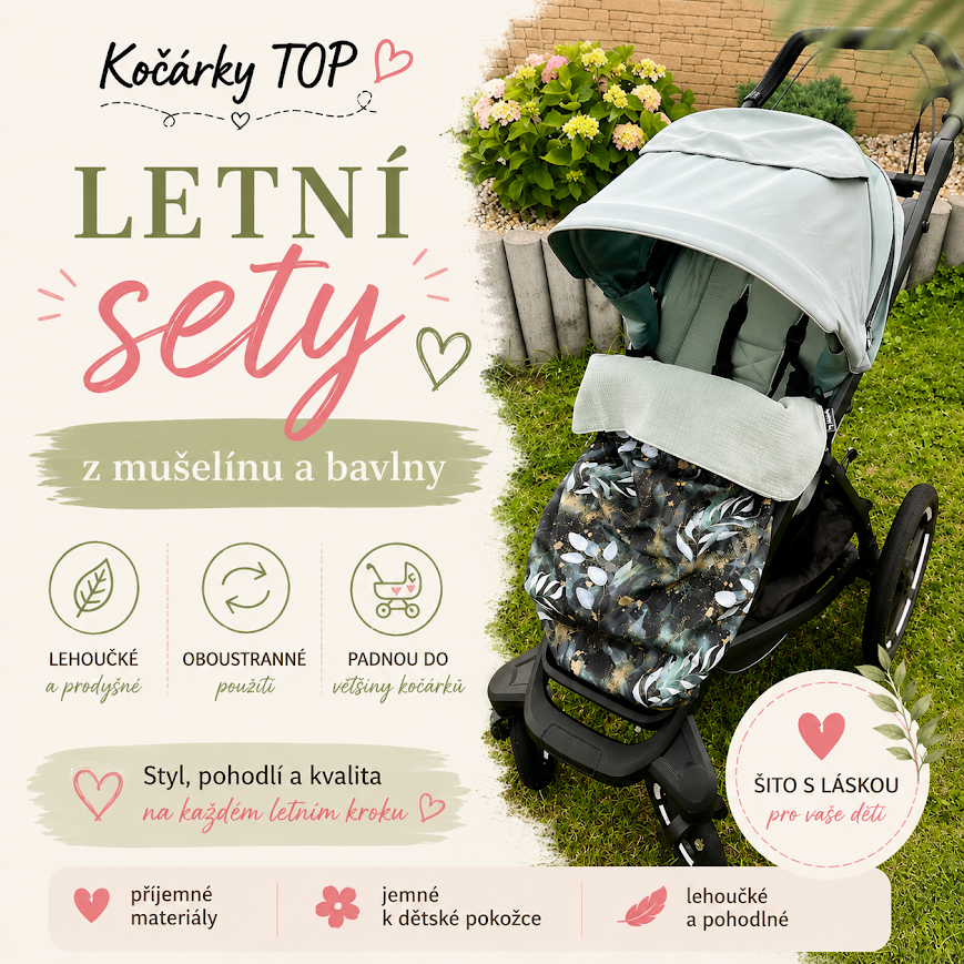 Mušelínové letní sety