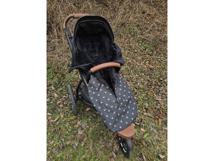 Nepromokavé nepadací deky jaro / podzim se zipem uprostřed