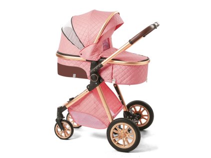 PASSING LOVE High Landscape Infant Baby Stroller Folding Aluminum Kids Carriage Big Sleeping Basket Pink Unisex cf7f59f6 7af6 4ce6 8cfd 8fb3f3be7ab8.ace4b4020d26f707fce4d21cf848ad4c