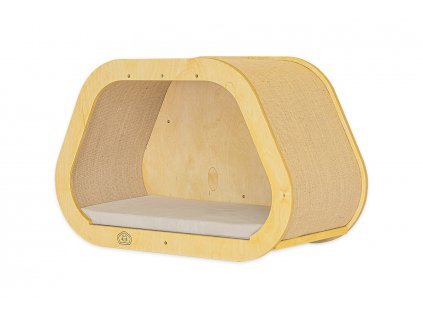 Teepee miejsce do odpoczynku dla kota montowane na ścianie