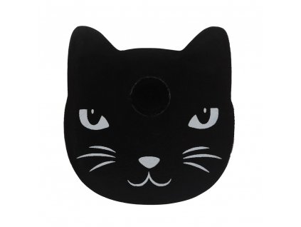 svícen srojan držák na svíčky kočka s kočkou kočičí černá s kočkami