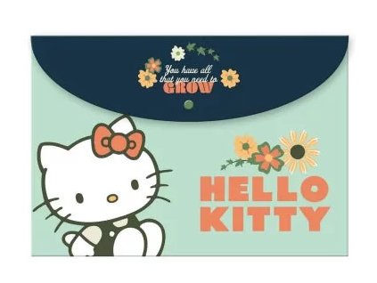 desky folder obálka plastová kočka s kočkou kočičí s kočkami hello kitty