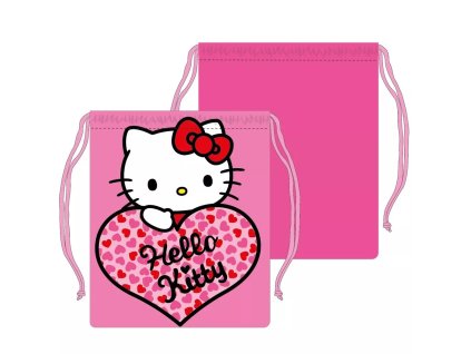 sáček pytlík zadrhovací kočka s kočkou kočičí s kočkami hello kitty