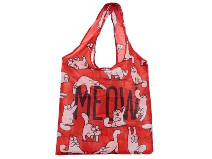taška nákupní skládací Simons Cat MEOW