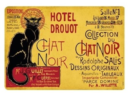 prostírání kočka koičí chat noir