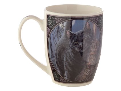 hrnek kočka s kočkou kočičí černý porcelán Lisa Parker 3
