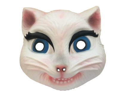 maska kočka kočičí karneval maškarní bílá kočička