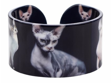 náramek kočka s kočkou kočičí sphynx mačka s mačkou mačacie 5