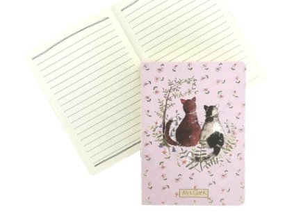 diář notes blok kočka s kočkou kočičí 4 2