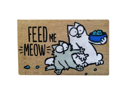 rohožka kočka s kočkou kočičí simons cat