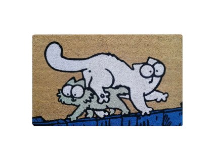 rohožka kočka s kočkou kočičí simons cat kotě