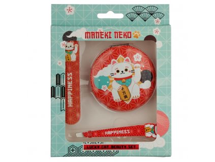 kosmetický set kočka s kočkou kočičí maneki neko