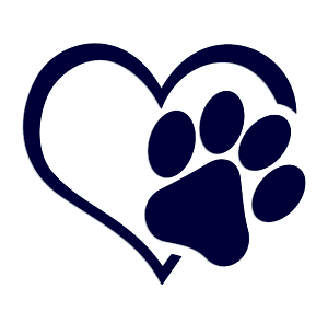 Samolepka na auto s kočičí tlapkou a srdcem - černá, bílá Barva: černá (na světlé auto)