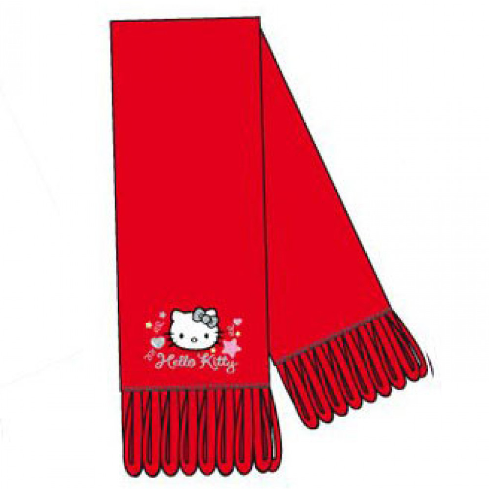 Šála s kočičkou Hello Kitty - růžová, červená Barva: červená