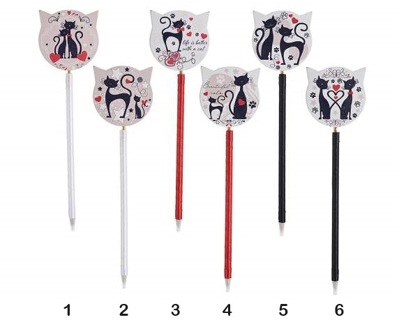 Tužka s kočičí hlavičkou - 6 variant Číslo: 5