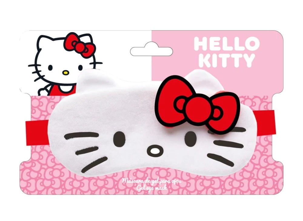 Gelová maska na oči s kočičkou Hello Kitty