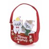 dárková taška vánoční vánoce kočka s kočkou kočičí s kočkami 3