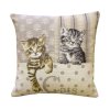 polštář povlak kočka s kočkou kočiči s kočkami kotě koťátko gobelín