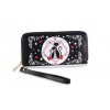 peněženka kočka s kočkou kočičí s kočkami srdce hvězdy černá bílá 5