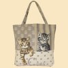 taška nákupní kabelka gobelín kočka s kočkou kočičí kotě