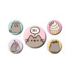 placka badge odznak kočka s kočkou kočičí s kočkami pusheen hi sada set