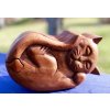 kočka krabička box šperkovnice puzzle dřevěná s kočkou kočičí 2