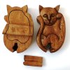 krabička puzzle kočka s kočkou kočičí dřevěná šperkovnice na šperky 5