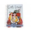diář notes blok zápisník kroužková kočka s kočkou kočičí s kočkami alex clark 3