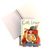 spirálový zápisník diář kočka s kočkou kočičí mačka s mačkou mačací notes alex clark 4