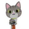 tužka s gumou kočka s kočkou kočičí šedá