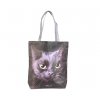 kabelka velká kočka s kočkou kočičí koženka černá