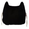 polštář koška s kočkou kočičí černý 2