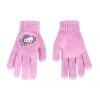 rukavice kočka s kočkou kočičí Hello Kitty dětské holčičí světle růžové