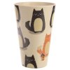 ekologický kelímek bambus kočka