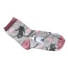 ponožky kočka s kočkou kočičí myš klubíčko růžové 3