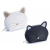 peněženka klíčenka portmonka kočka s kočkou kočičí s kočkami s ušima černá bílá