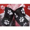 stuha s kočičími tlpakami kočka s kočkou kočičí mašle růžová, černá, červená 2