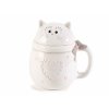hrnek šálek buclák s pokličkou kočka s kočkou kočičí s kočkami kotě bílá